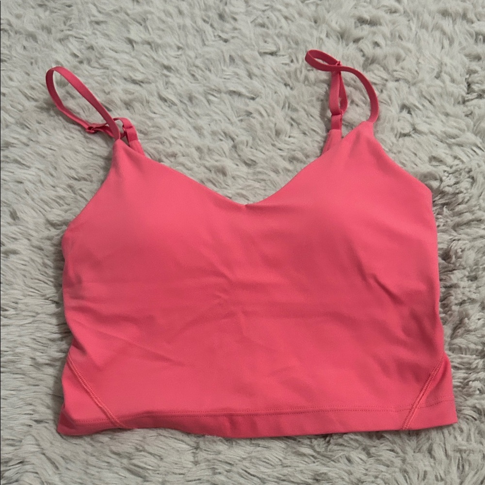Lululemon Athletica Coral Crop Top